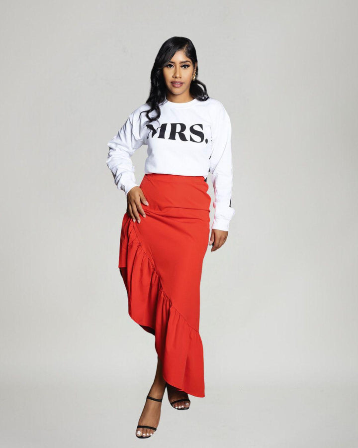 The "Mrs" Sweatshirt (White)